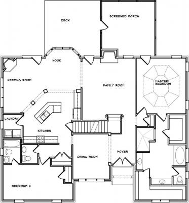 Home Plan - Main Level