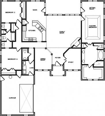 Home Plan - Main Level