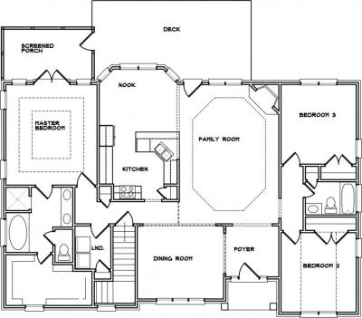 Home Plan - Main Level