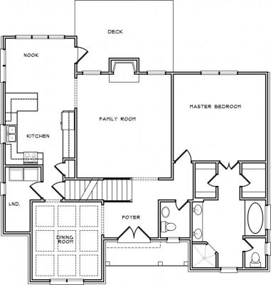 Home Plan - Main Level