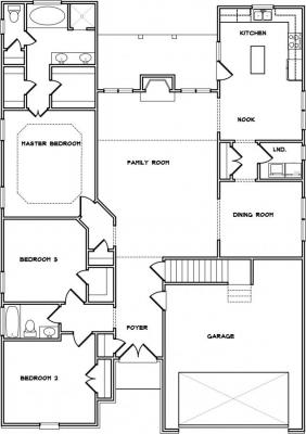 Home Plan - Main Level