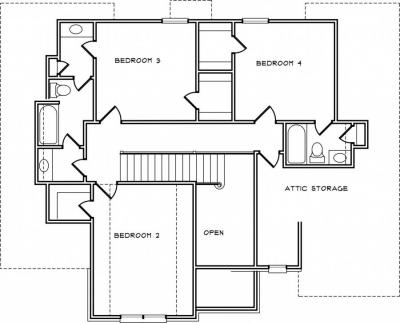 Home Plan - Second Level