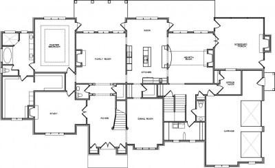 Home Plan - Main Level