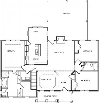 Home Plan - Main Level