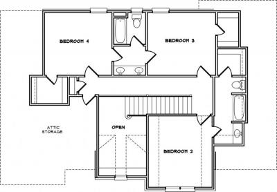 Home Plan - Second Level