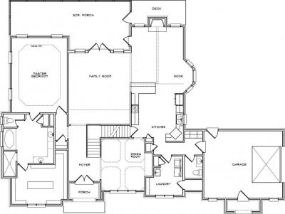 Home Plan - Main Level