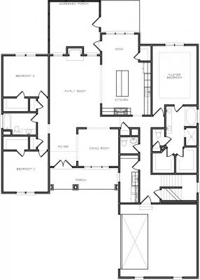 Home Plan - Main Level