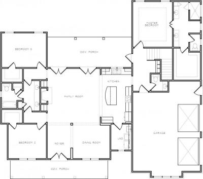 Home Plan - Main Level