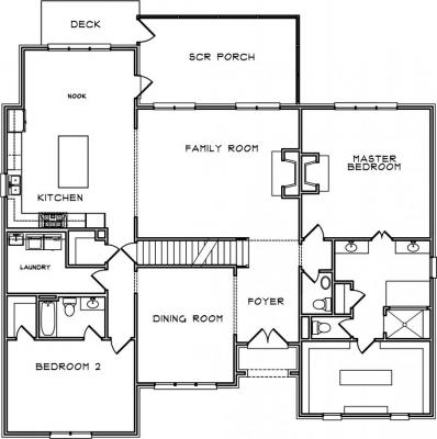 Home Plan - Main Level