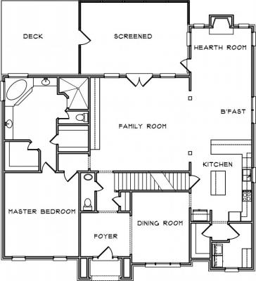 Home Plan - Main Level