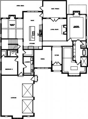 Home Plan - Main Level