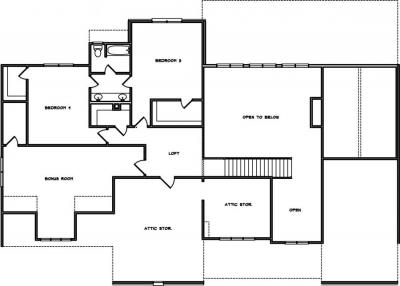 Home Plan - Second Level