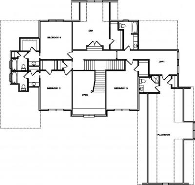 Home Plan - Second Level