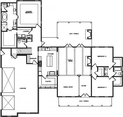 Home Plan - Main Level